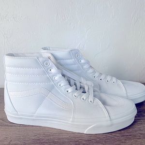 White high top vans